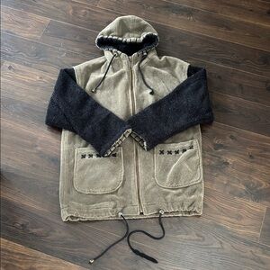 Innovations hooded fleece jacket